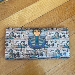 Egyptian leather wallet